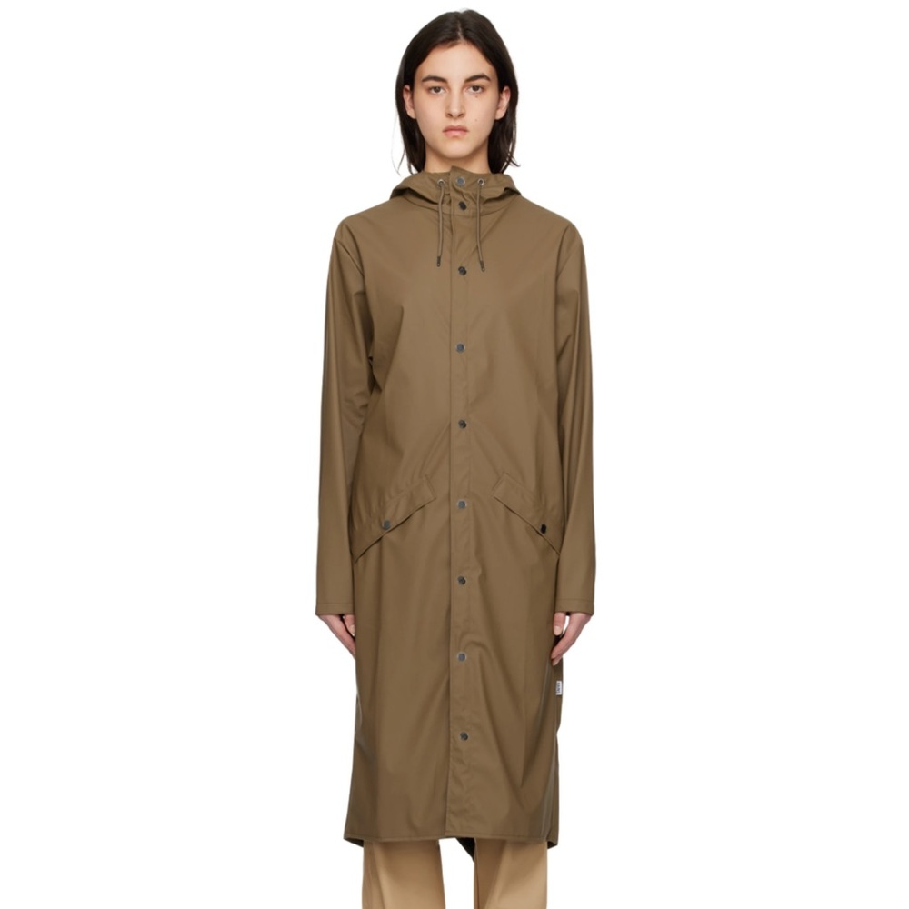 RAINS Longer Jacket brown NWT